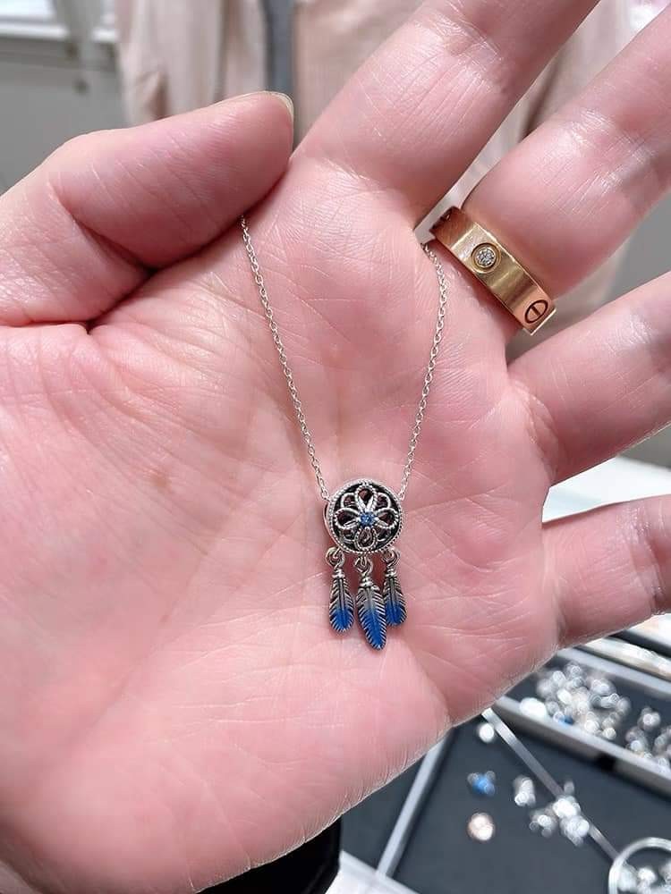 Pandora dream hot sale catcher necklace
