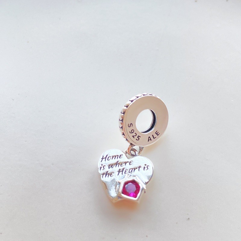 PANDORA LOVE MY HOME HEART DANGLE CHARM AUTHENTIC Women s