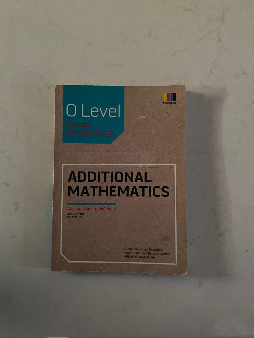 additional math / amath notes (Category: Assessment Books) located in Singapore. Submitted by nxtxshax_ (Listing ID 1095830488, Image 1). Description: never use this b4.