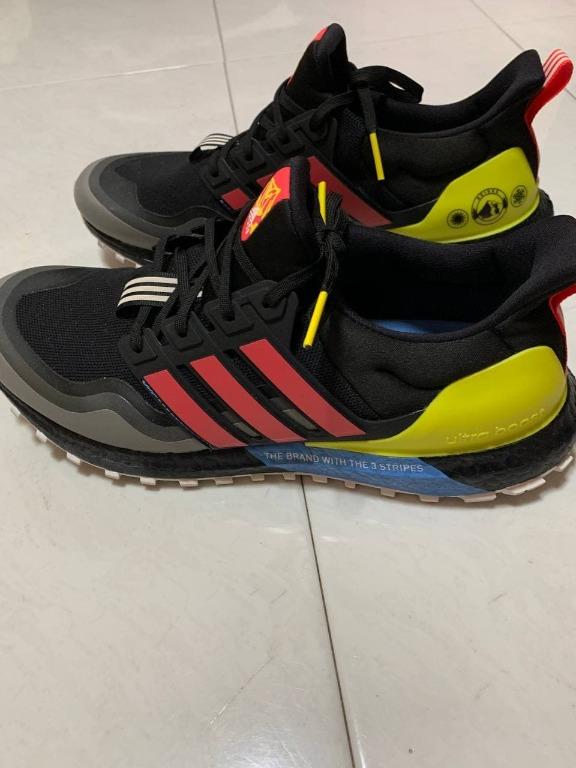 Ultra boost all terrain shock red yellow discount