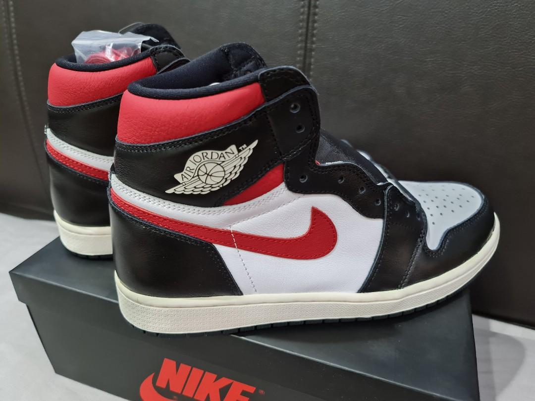 Air Jordan 1 High Gym Red, Men's Fashion, Footwear, Sneakers on Carousell