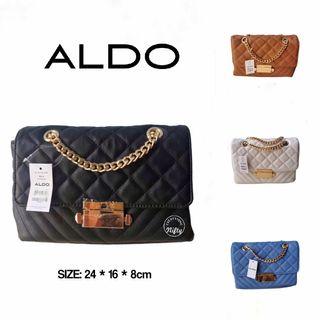 ALDO CHAIN QUILTED SLING BAG