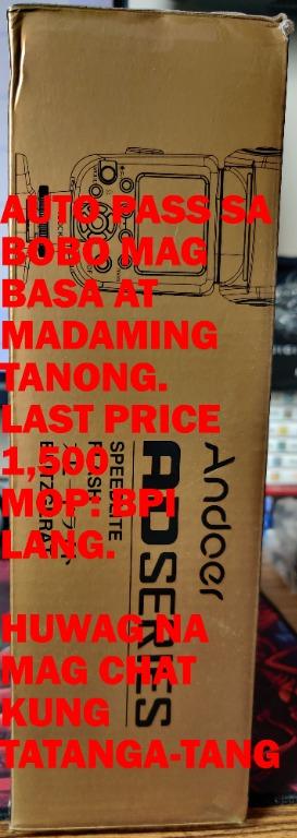 Andoer AD Series Speedlite Flash (Category: Lighting & Studio Equipment) located in Quezon City. Submitted by ryuko.matoi (Listing ID 1082913884, Image 2). Description: Andoer AD Series Speedlite Flash No issues No trade/swaps No reservation MOP - BPI.