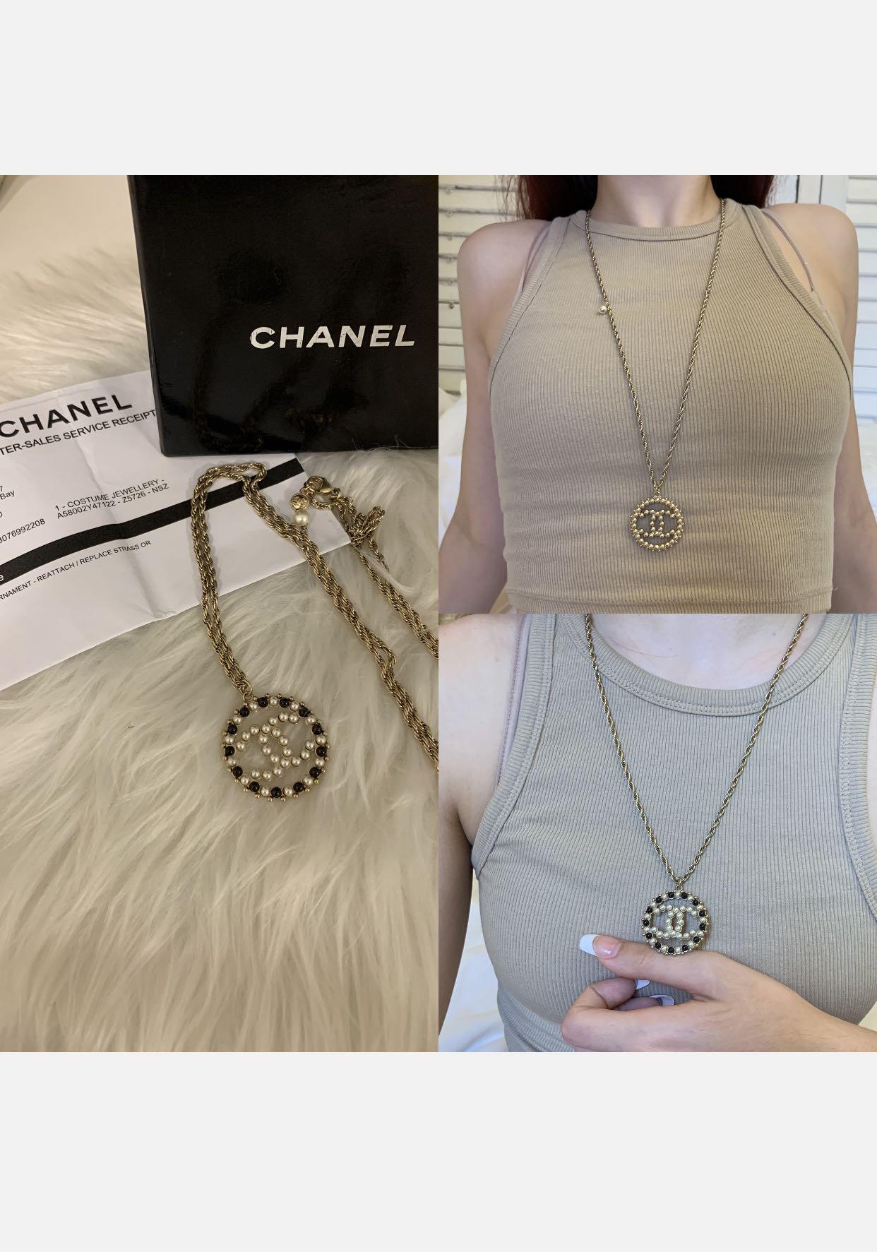 SOLD😩AUTHENTIC CHANEL REVERSIBLE NECKLACE, Luxury, Accessories on