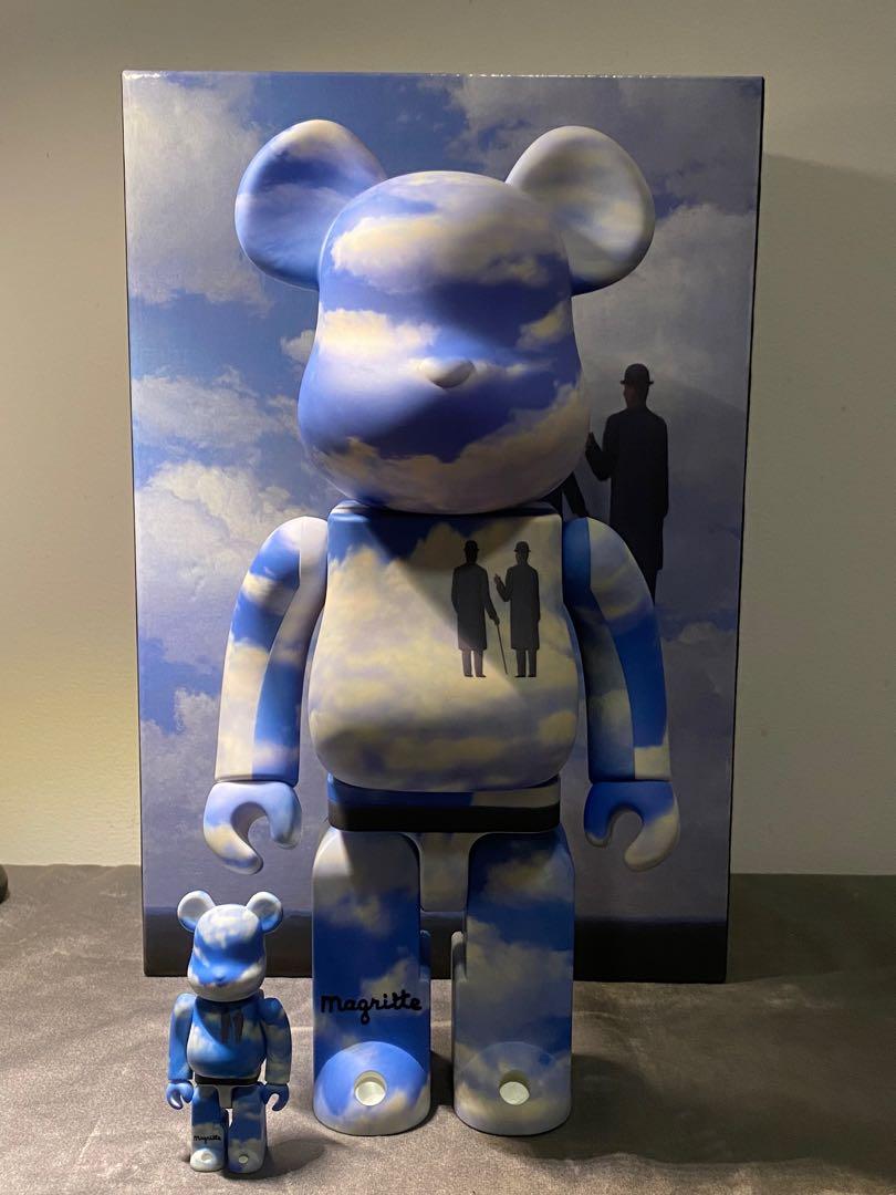 在庫高品質BE@RBRICK Ren Magritte 100%&400% ベアブリック メディコムトイ MEDICOM TOY メディコムトイ AKASHIC RECORDS 2021 まぼろしのパレード キューブリック、ベアブリック