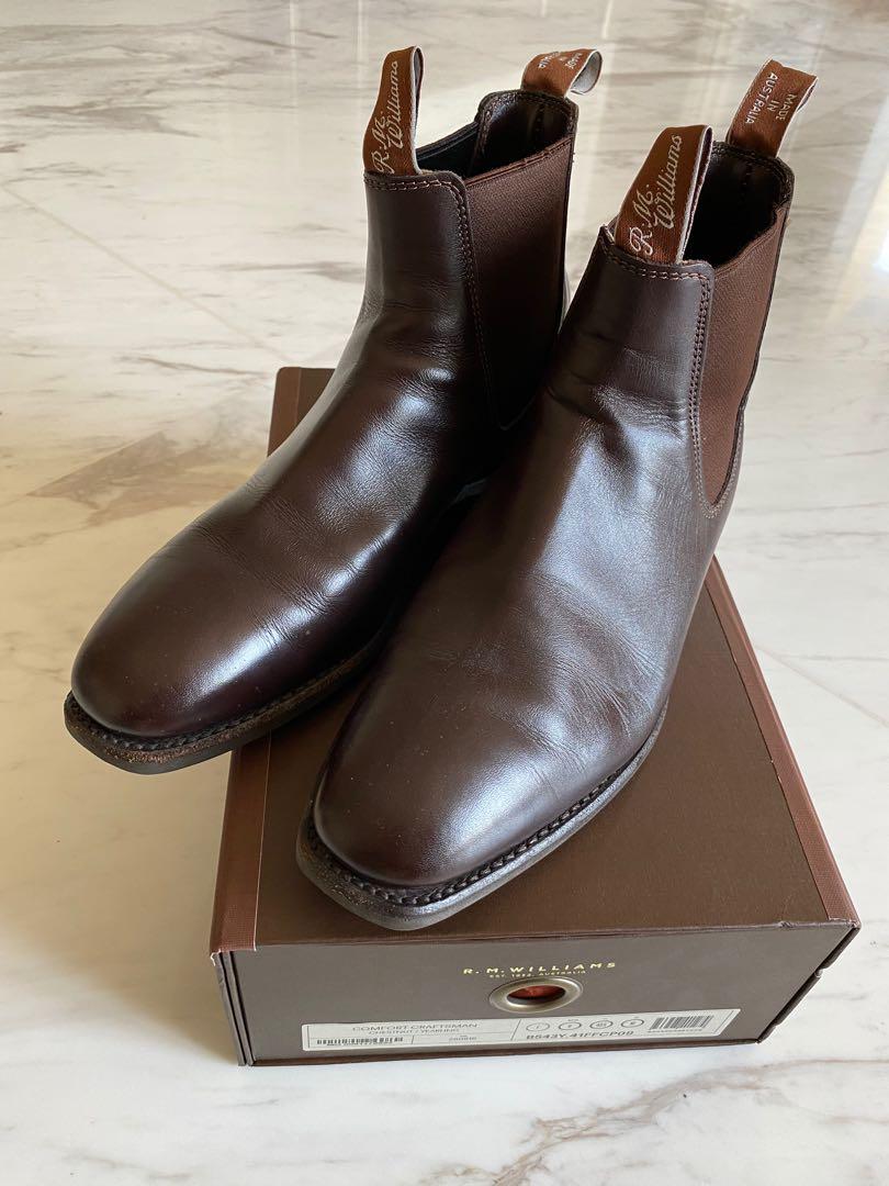 RM Williams Comfort Craftsman in Chestnut Yearling – Six Month