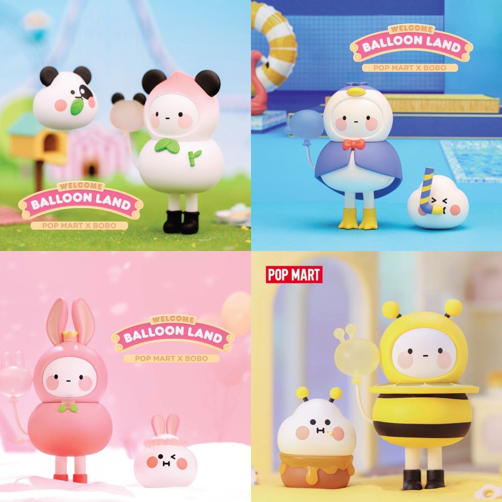 Details about   POP MART x BOBO&COCO Balloon Land Mango Pig Mini Figure Designer Art Toy New 