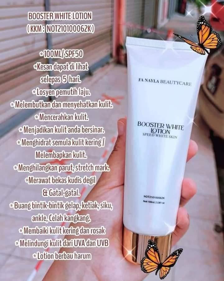 Booster White Lotion Health Beauty Skin Bath Body On Carousell