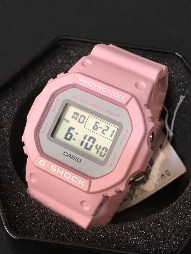 SOLD OUT Casio G Shock DW 5600SC 4 Unisex Pink Digital Watch DW 5600 DW5600 Women s Fashion Watches Accessories Watches on Carousell