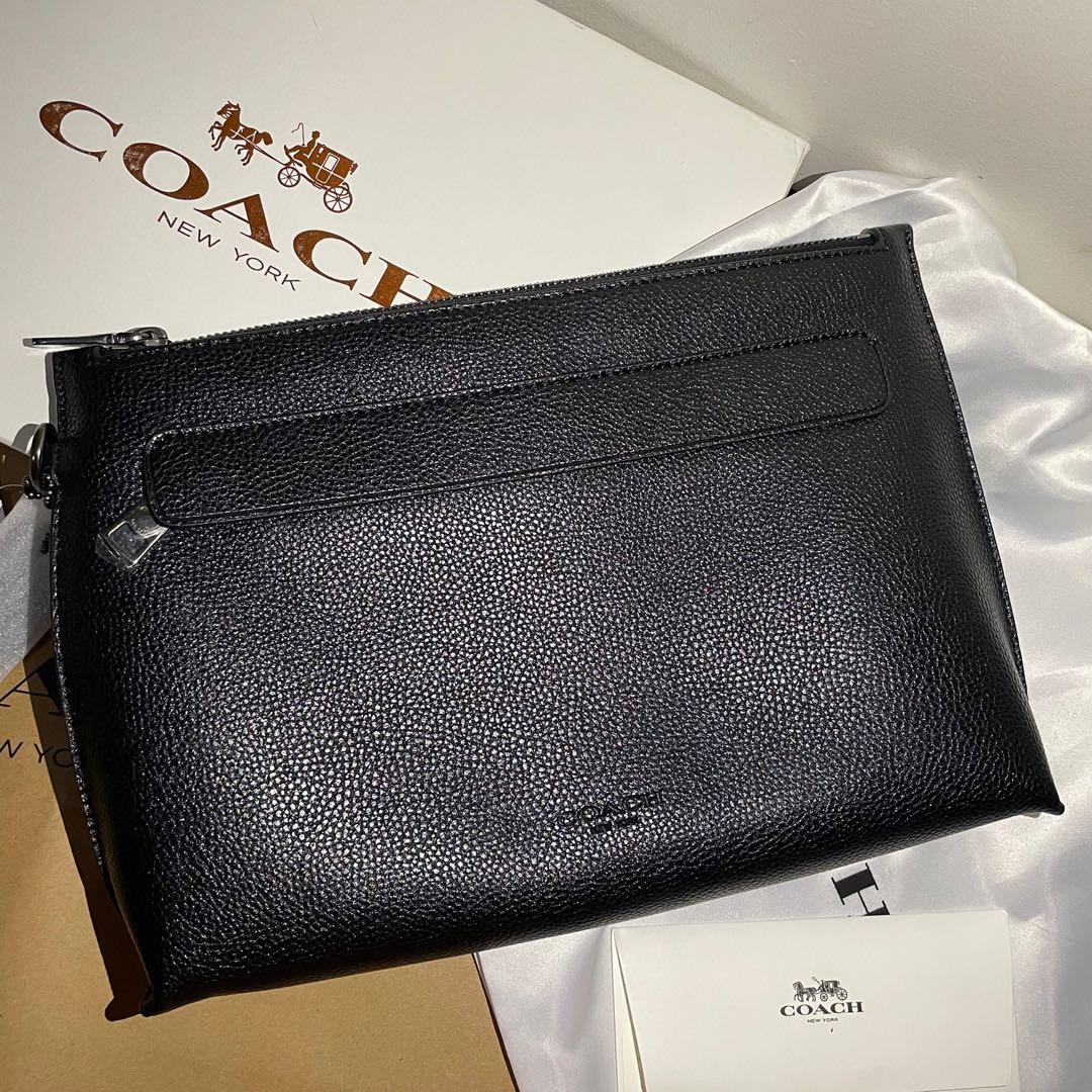 Coach cheap clutch black
