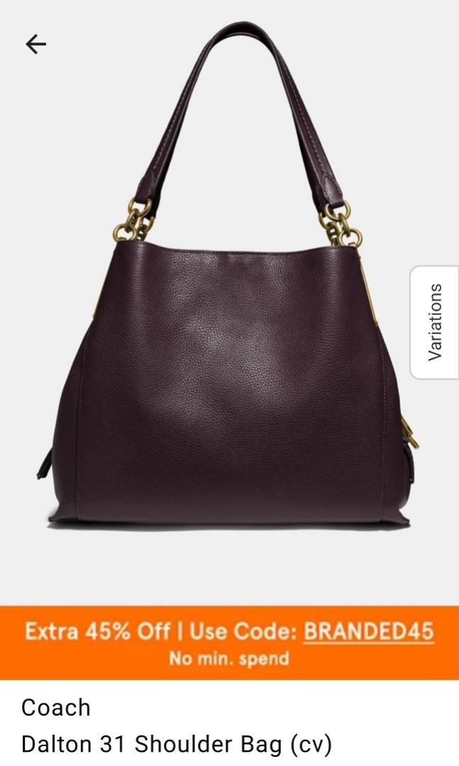Coach dalton 31 oxblood sales