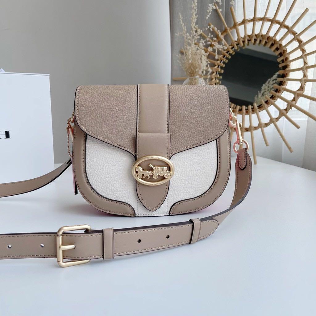 Coach colorblock saddle 2025 bag