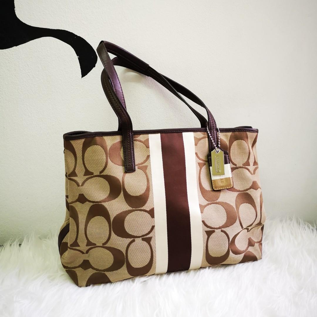 Authentic COACH Hamptons Weekend Tote Bag G1273 19999 Luxury