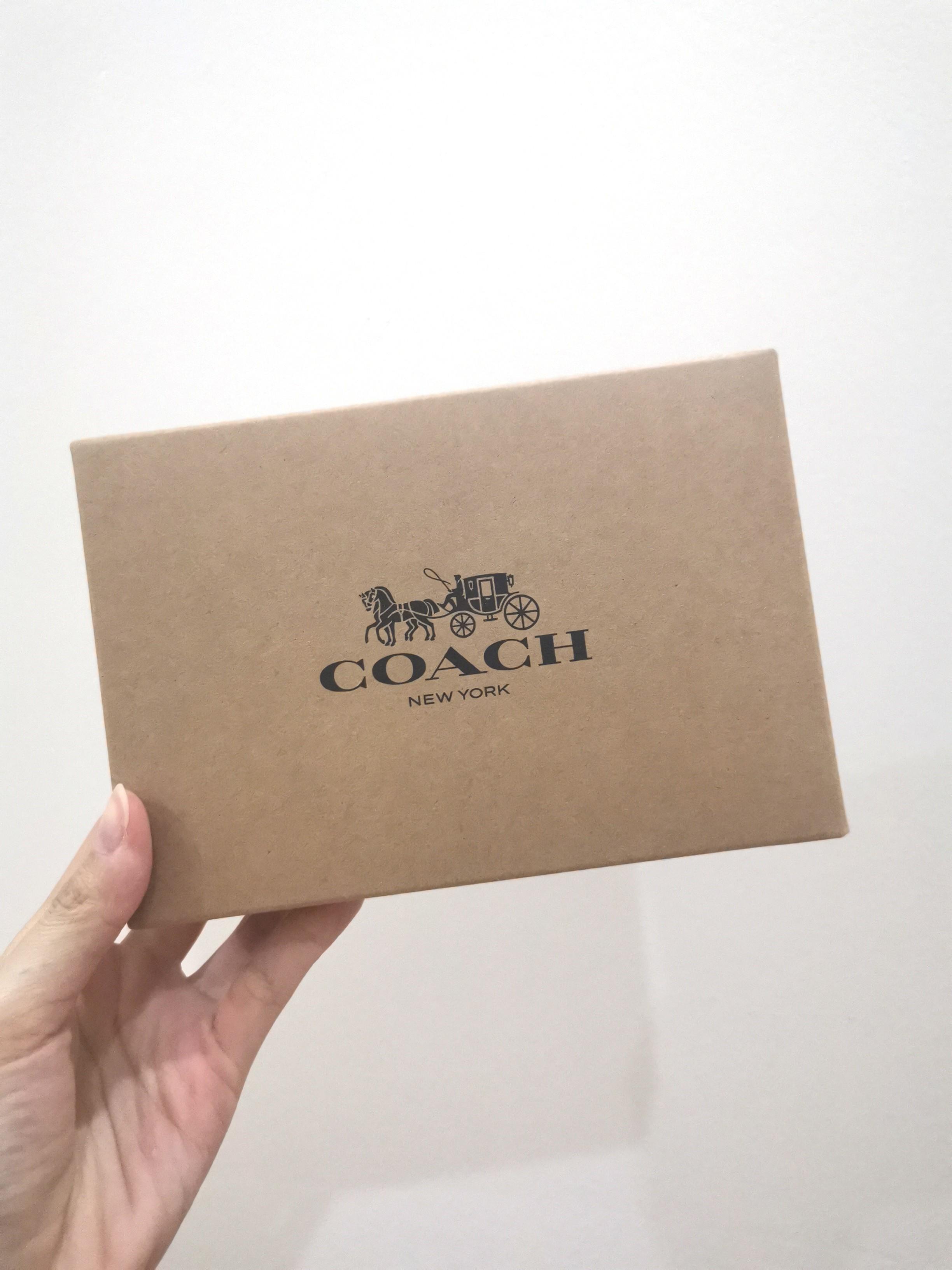 Box coach wallet sales