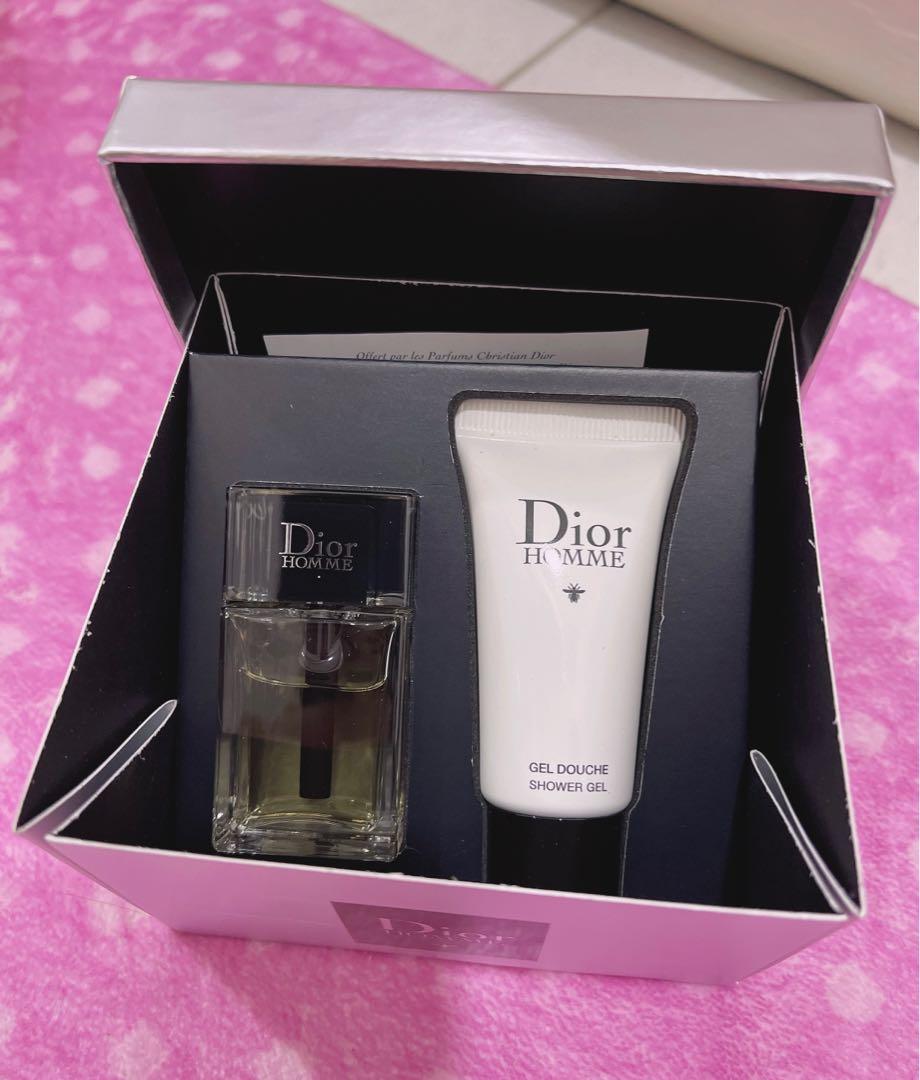 Set Nước Hoa Sữa Tắm Dior Homme EDT mini 10ml  St 20ml