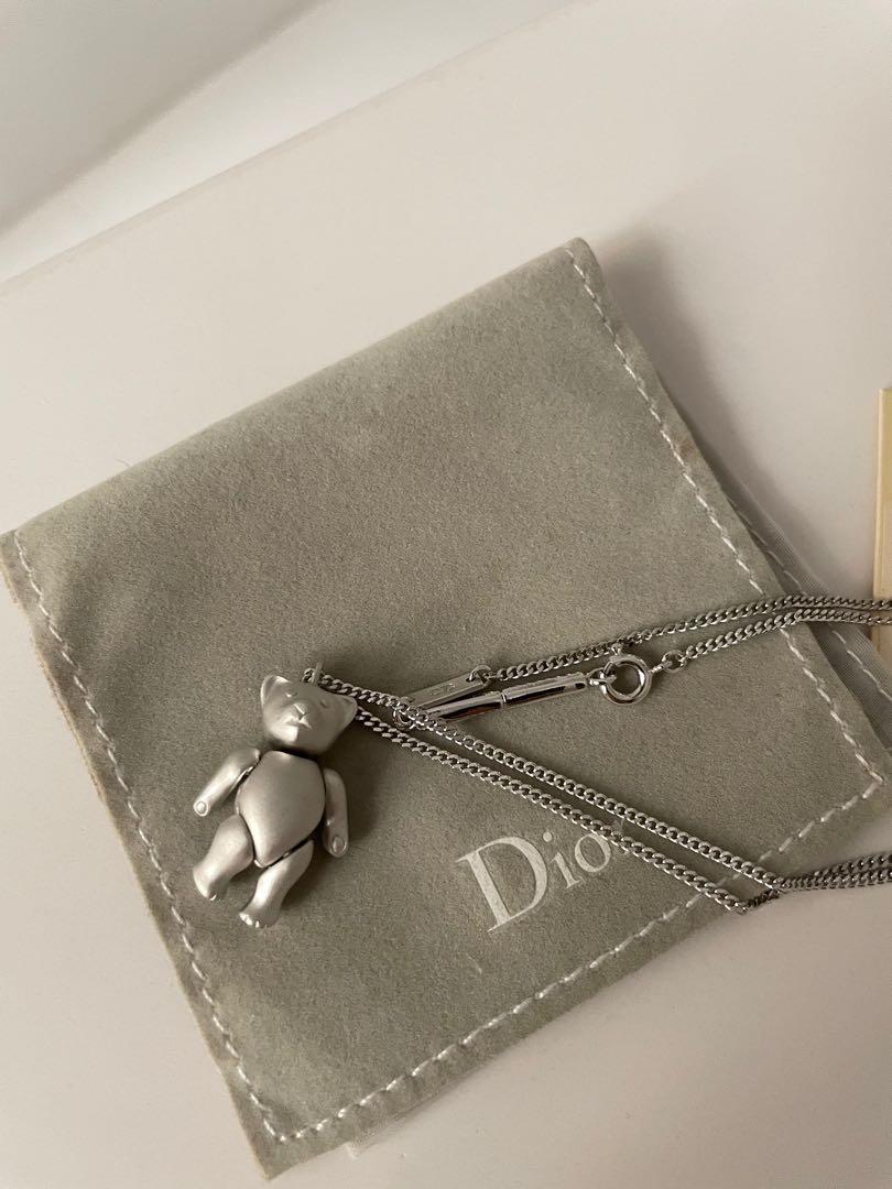 Dior teddy deals bear necklace