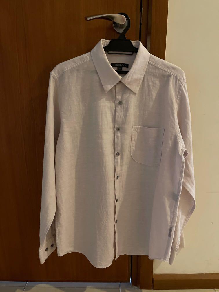 dkny linen shirt