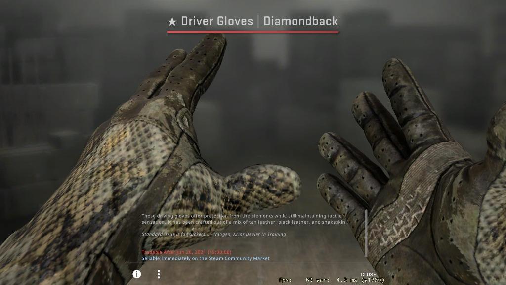 Driver gloves diamondback 2025