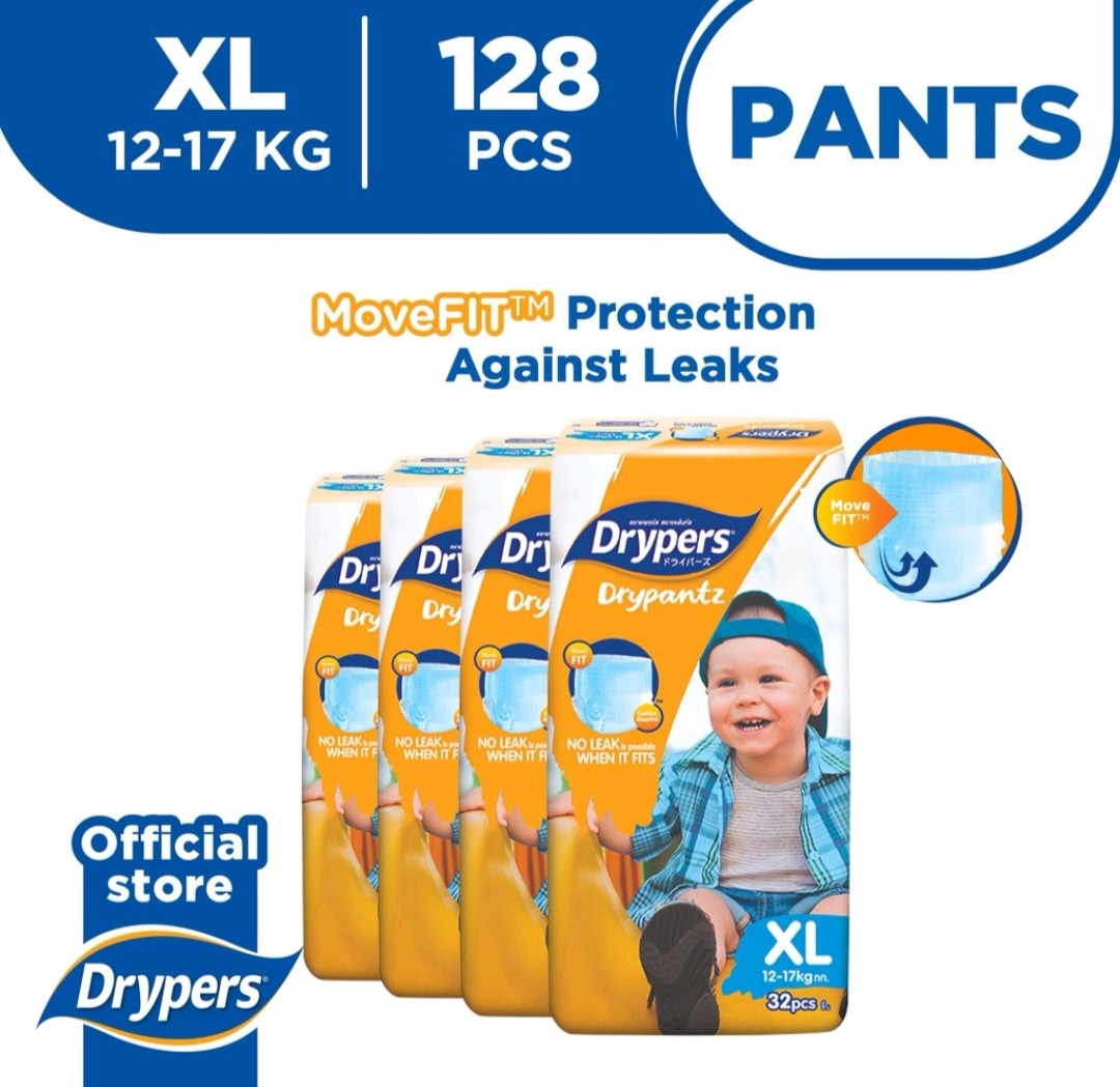 Drypers XL Pull Up Pants, Babies \u0026 Kids 