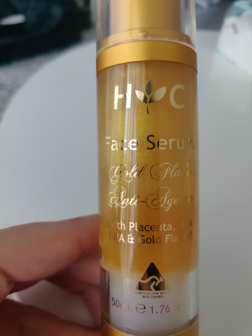 HC Face Serum Gold Flake Antiaging with Placenta, Beauty & Personal