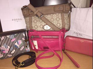 Fossil BUNDLE Sling and Crossbody Bags 