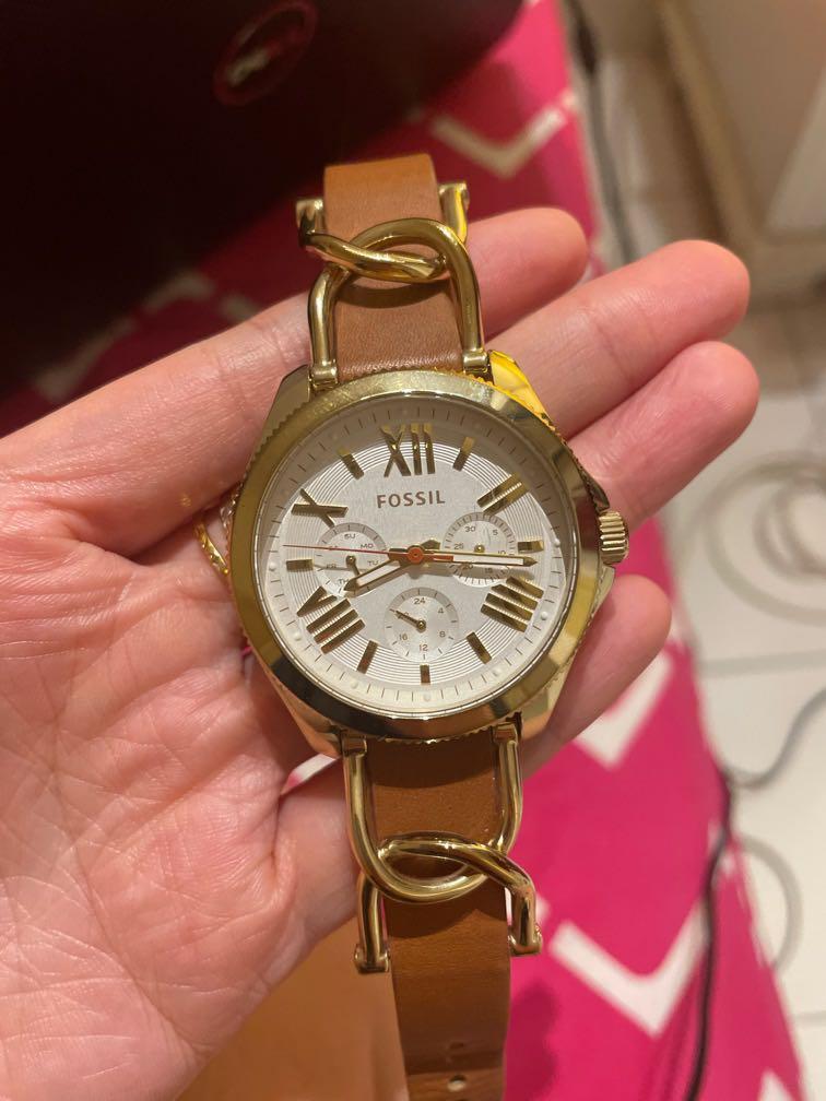 FOSSIL CECILIA Gold watch, Women's 