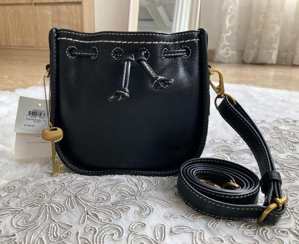 Fossil Palmer Belt Bag Leather Black Barang Mewah Tas Dompet di Carousell