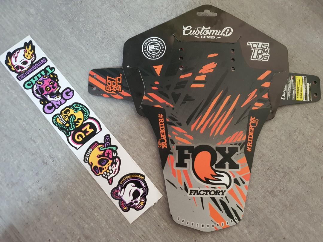 Fox mudguard orange sale