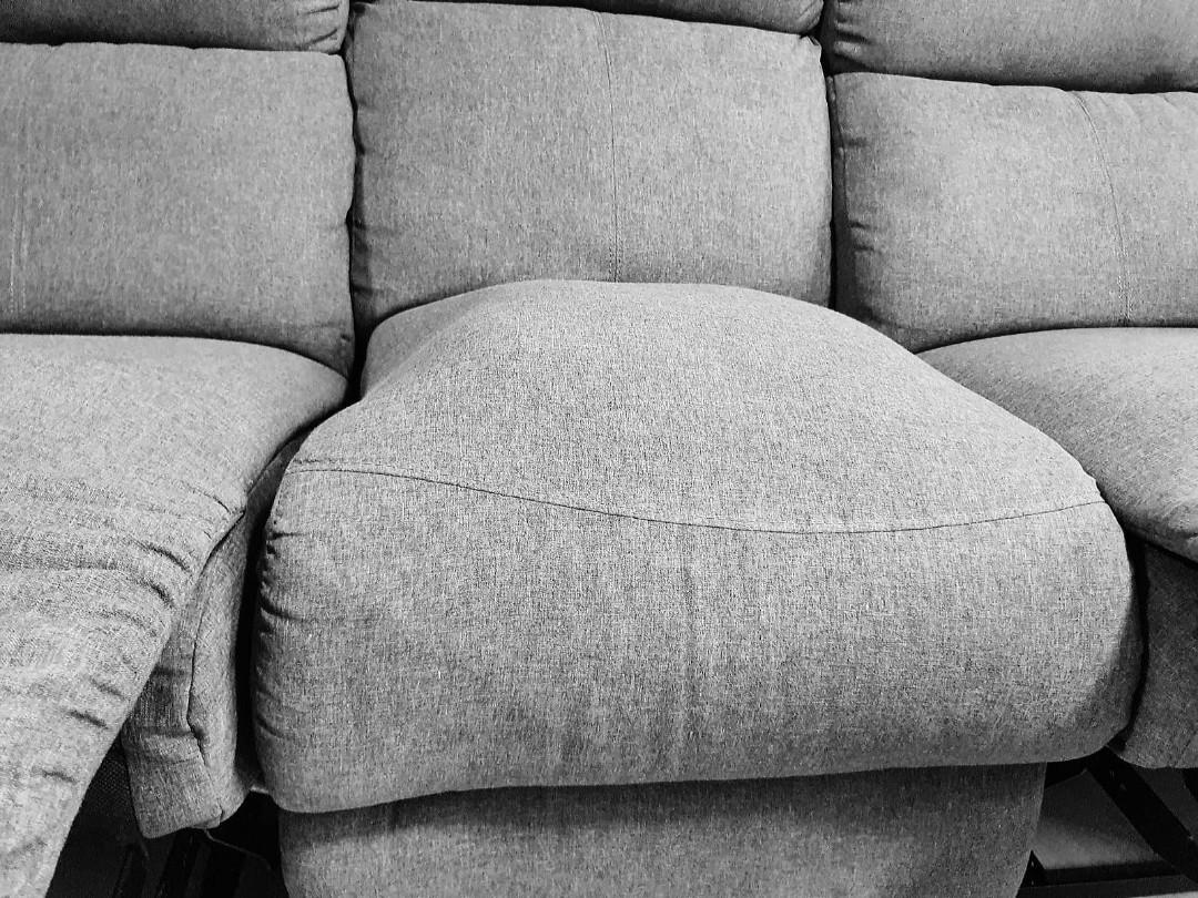 Grey 3 seater recliner reclining sofa, Furniture & Home Living