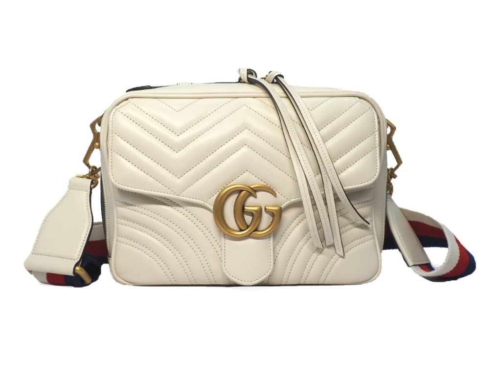 Off white gucci bag discount