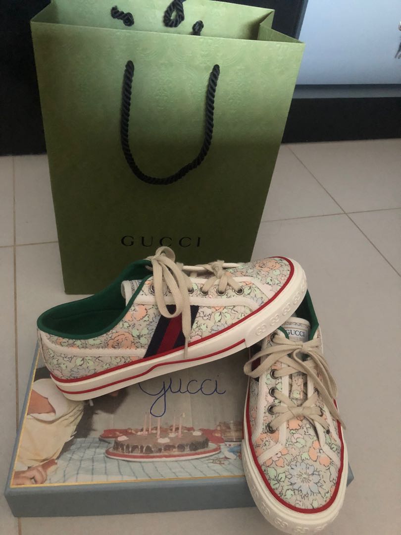 Gucci Liberty 77 tennis sneakers, Women's Fashion, Footwear, Sneakers on  Carousell