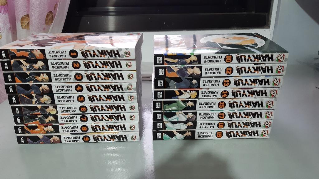 Haikyu!! / Haikyuu Manga (Category: Comics & Manga) located in Batac City. Submitted by nmiii (Listing ID 1095763845, Image 1). Description: 370ea -all are in good condition available volumes: 5, 7, 9, 14, 25, 41 mop: gcash Kindly message me here if interested..