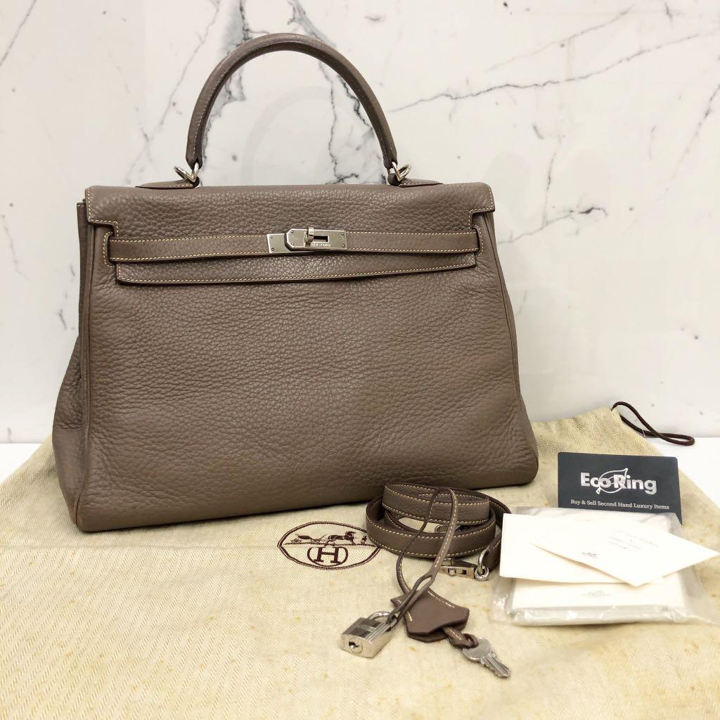 Hermes Kelly 25 Sellier in Black, Women's Fashion, Bags & Wallets,  Cross-body Bags on Carousell