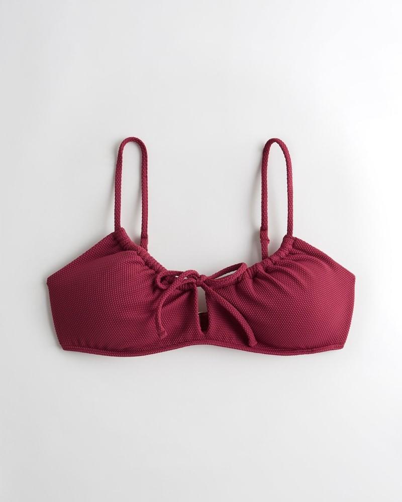 Hollister tie front scoop bikini top clearance