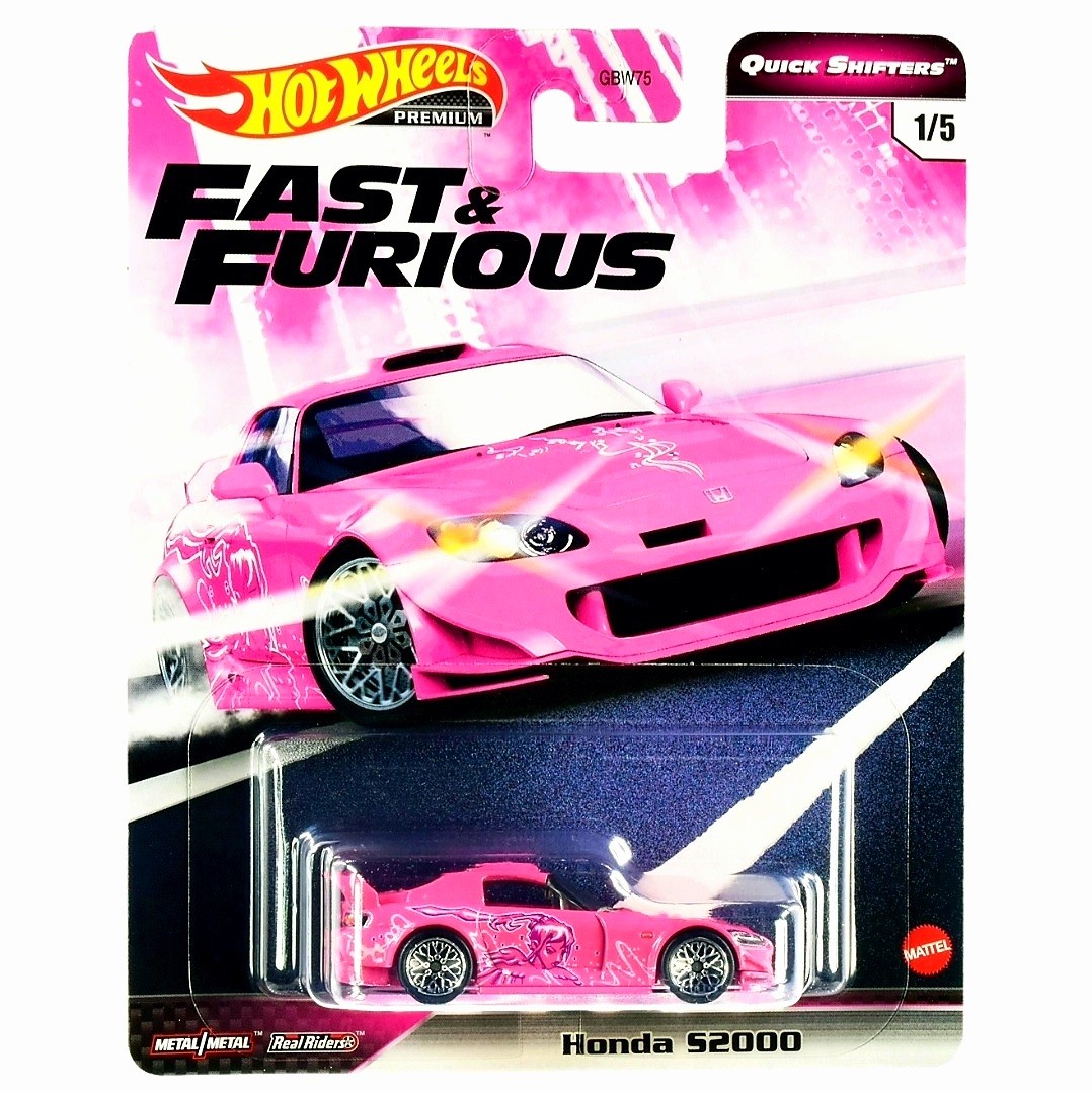 Hot Wheels Premium Fast Furious Honda S2000 Hotwheels Quick Shifters