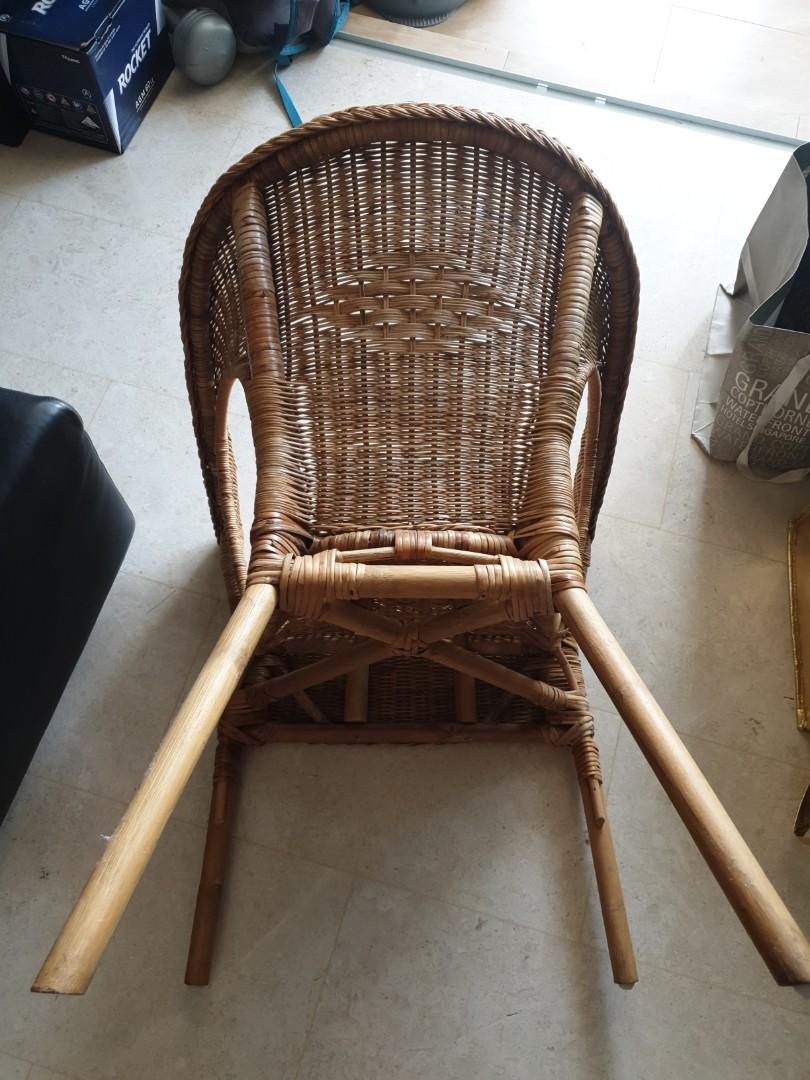 Ikea Agen Rattan Chair Furniture And Home Living Furniture Chairs On Carousell 9866