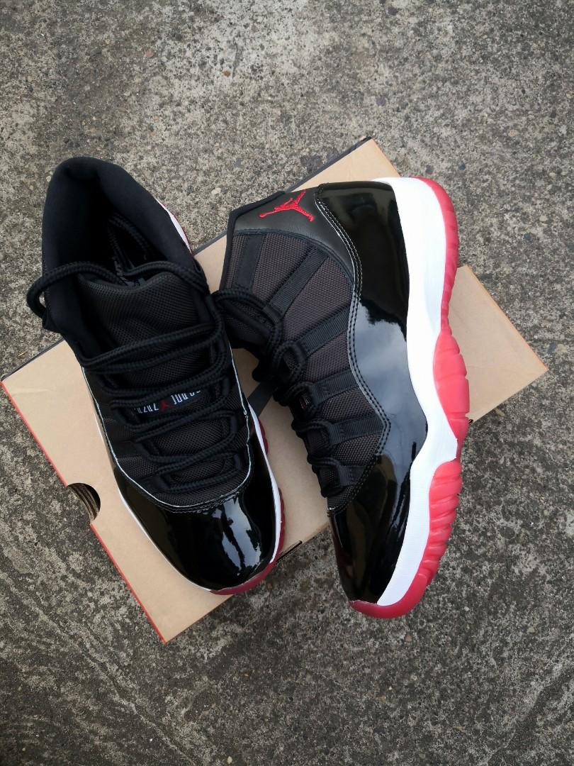 Jordan 11 Retro Bred High Cut 2019 Men s Fashion Footwear