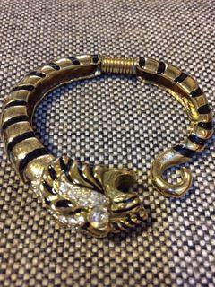 Authentic Kenneth Jay Lane Snake bangle bracelet