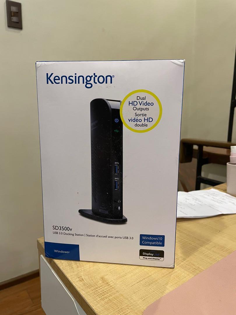 Kensington usb 3 0 dual display docking station for windows mac os