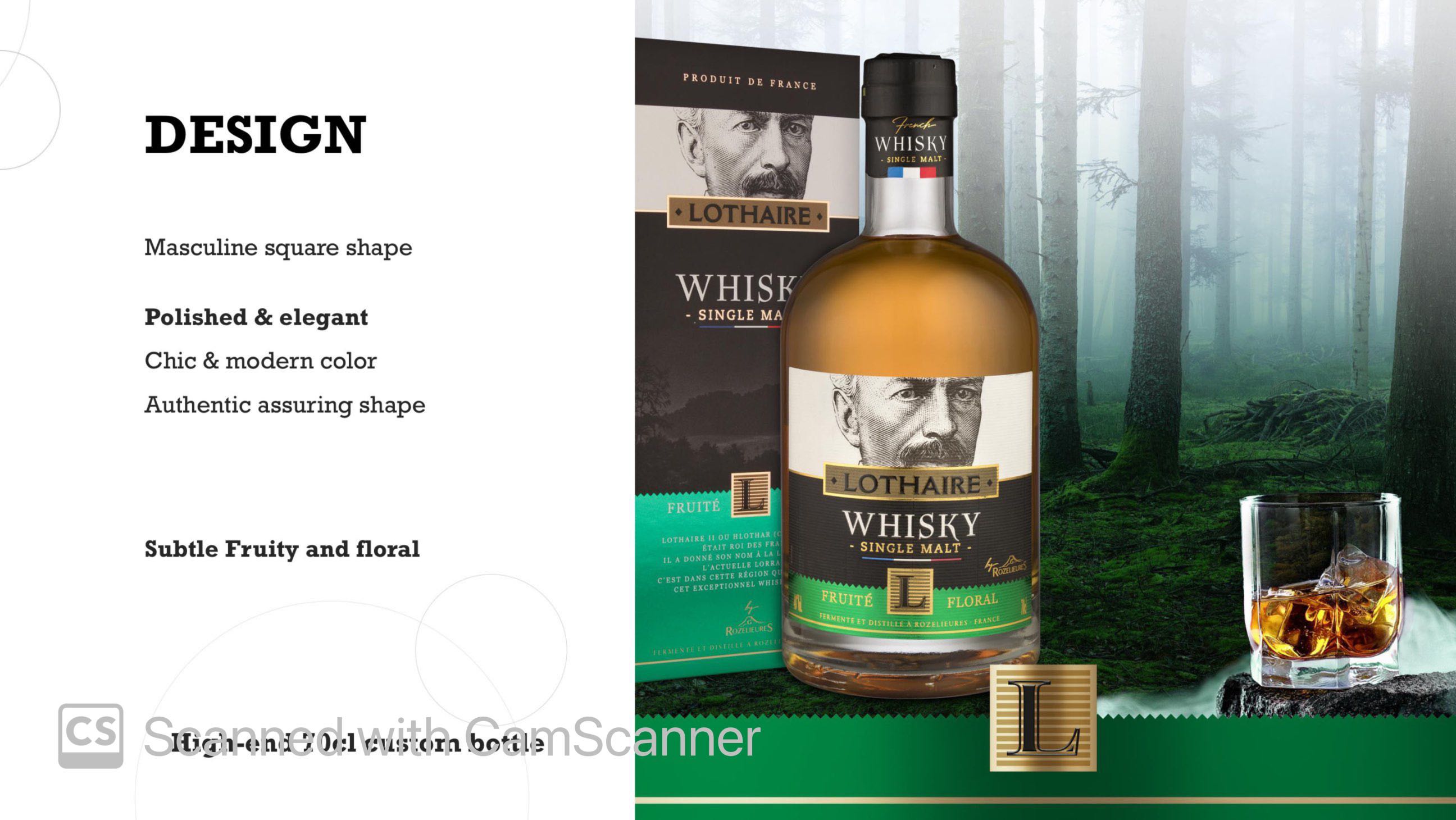 Fruity French Whisky - Lothaire 70cl, Food & Drinks, Alcoholic ...
