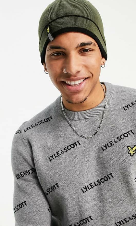 Lyle \u0026 Scott Reversible Beanie, Men's 
