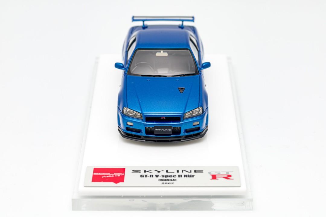 Makeup 1 43 Nissan Skyline Gt R Bnr34 V Spec Ii 02 Bayside Blue Em372b 興趣及遊戲 收藏品及紀念品 明星周邊 Carousell Makeup 1 43 Nissan Skyline Gt R Bnr34 V Spec Ii 02 Bayside Blue Em372b 興趣及遊戲 收藏品及紀念品 明星周邊 Carousell