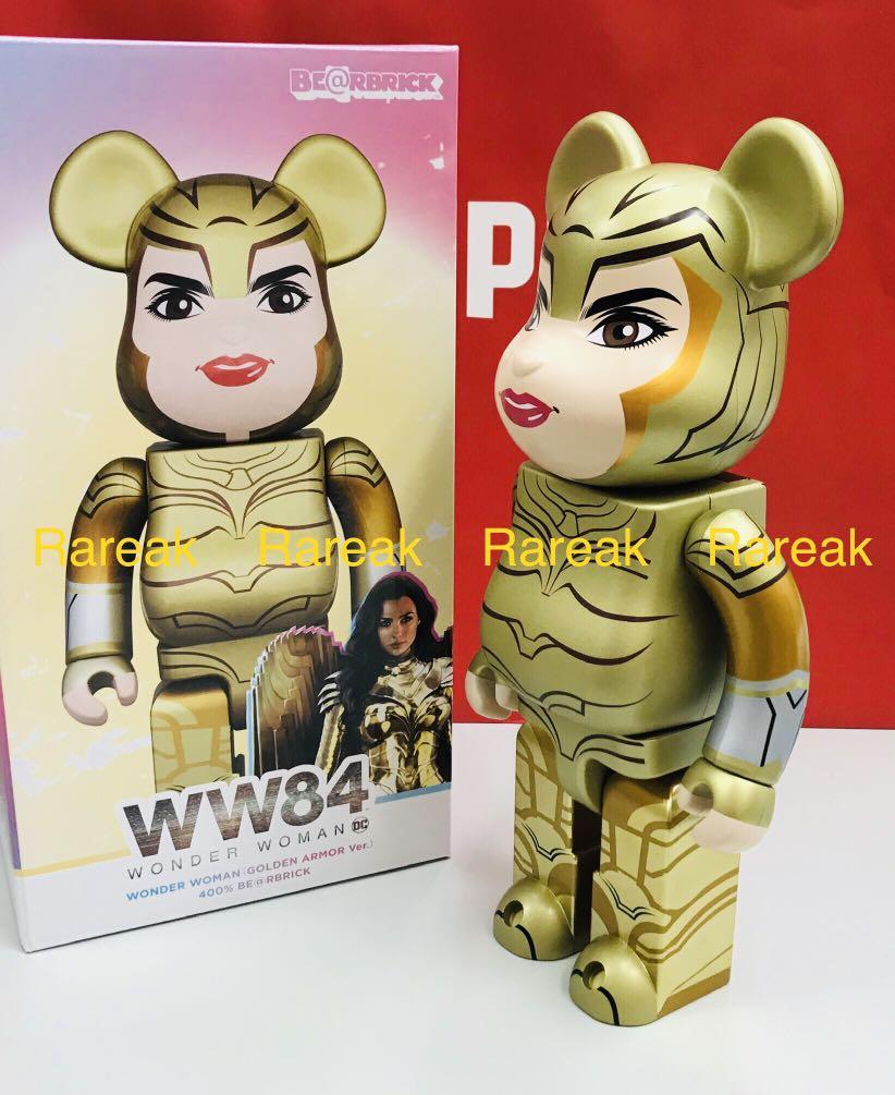 Medicom Bearbrick 2021 DC Comics Wonder Women WW84 Golden Armor