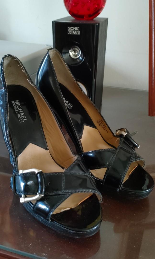 Michael kors cheap chunky heel