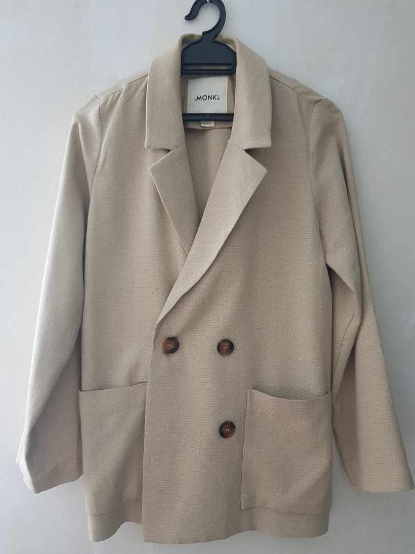 monki brown blazer