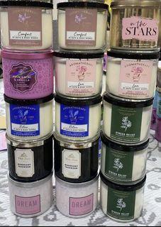 New Arrivals Bath and Body Works White Barn 3wick Candle