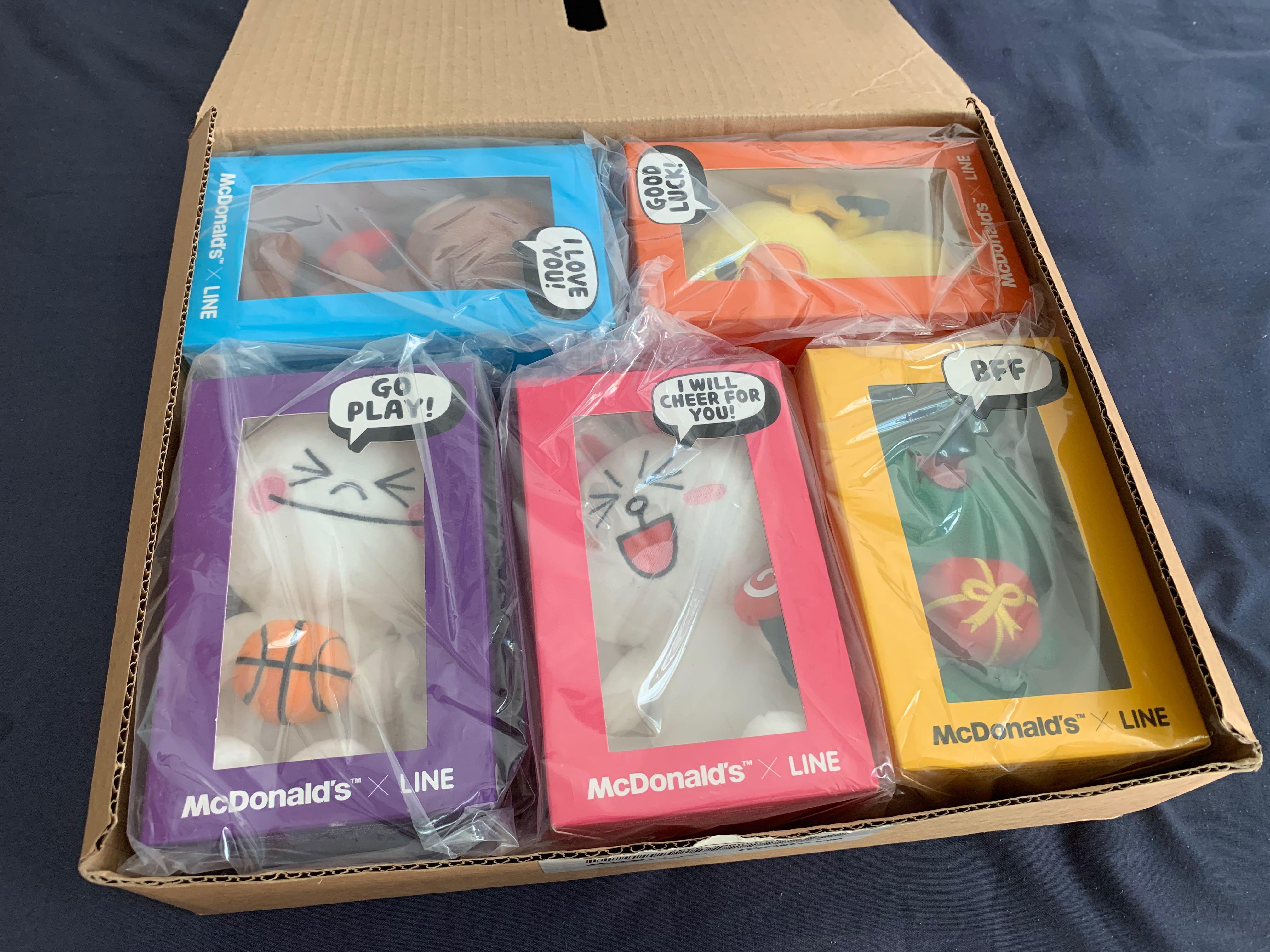 [New] McDonalds X Line soft toys - Full set, Hobbies & Toys, Toys