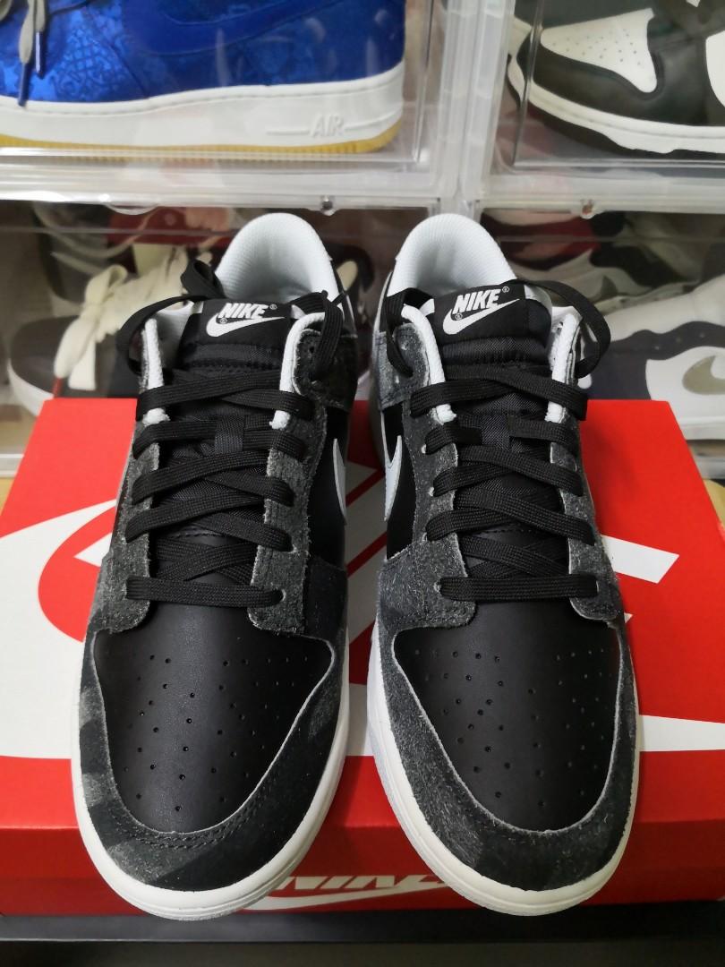 nike dunk low retro prm animal pack zebra