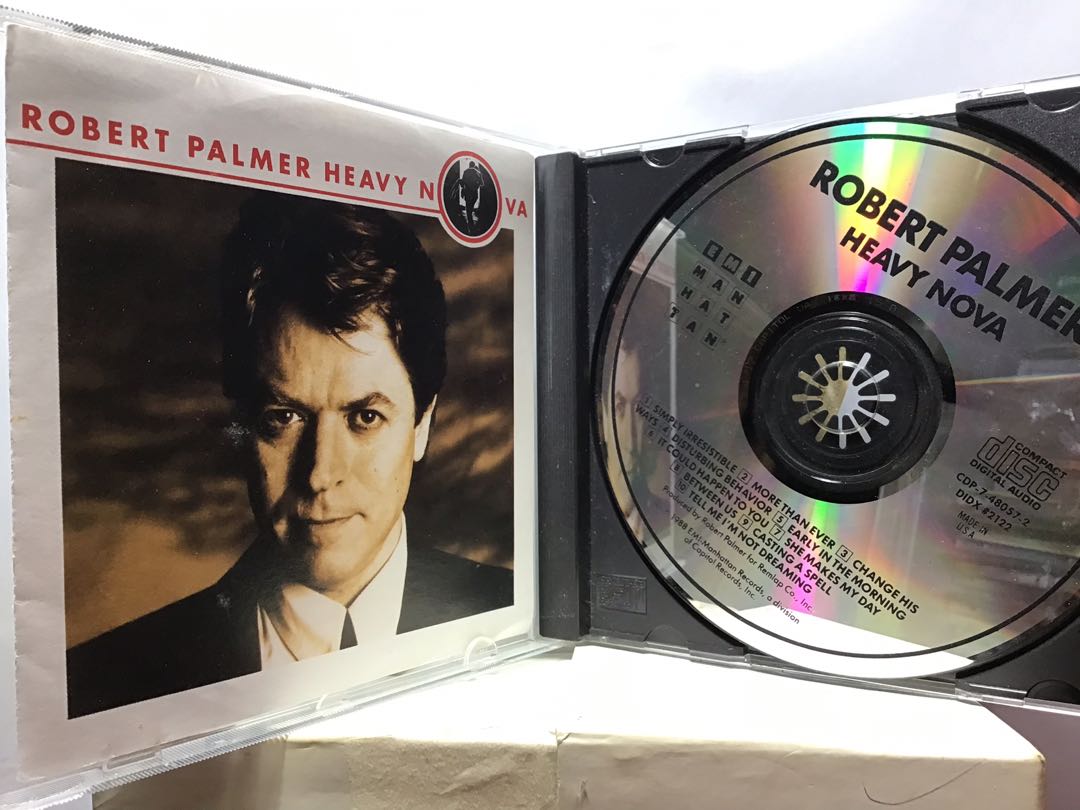 CD US PRESS Robert Palmer - Heavy Nova OOP 1988 USA VINTAGE CD Anubis 80s  Pop