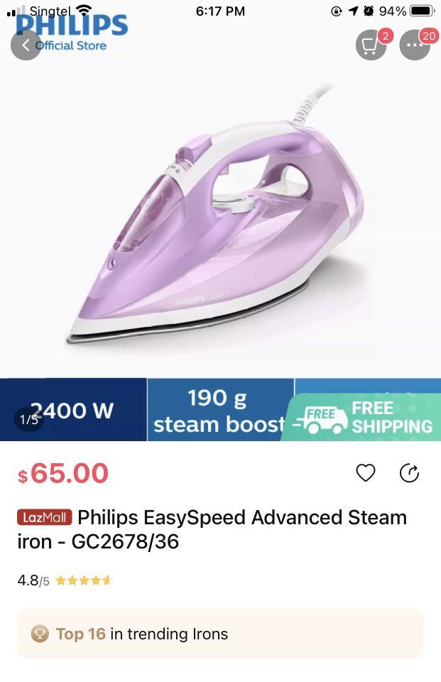 philips easyspeed advanced iron